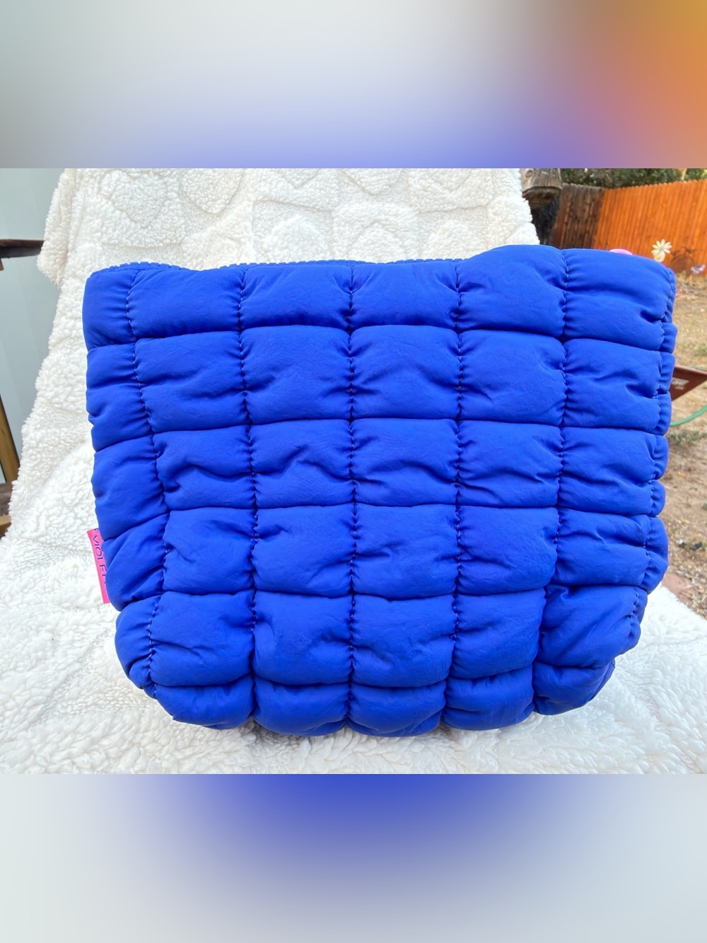 Sephora Royal Blue Quilted Reversible Comforter